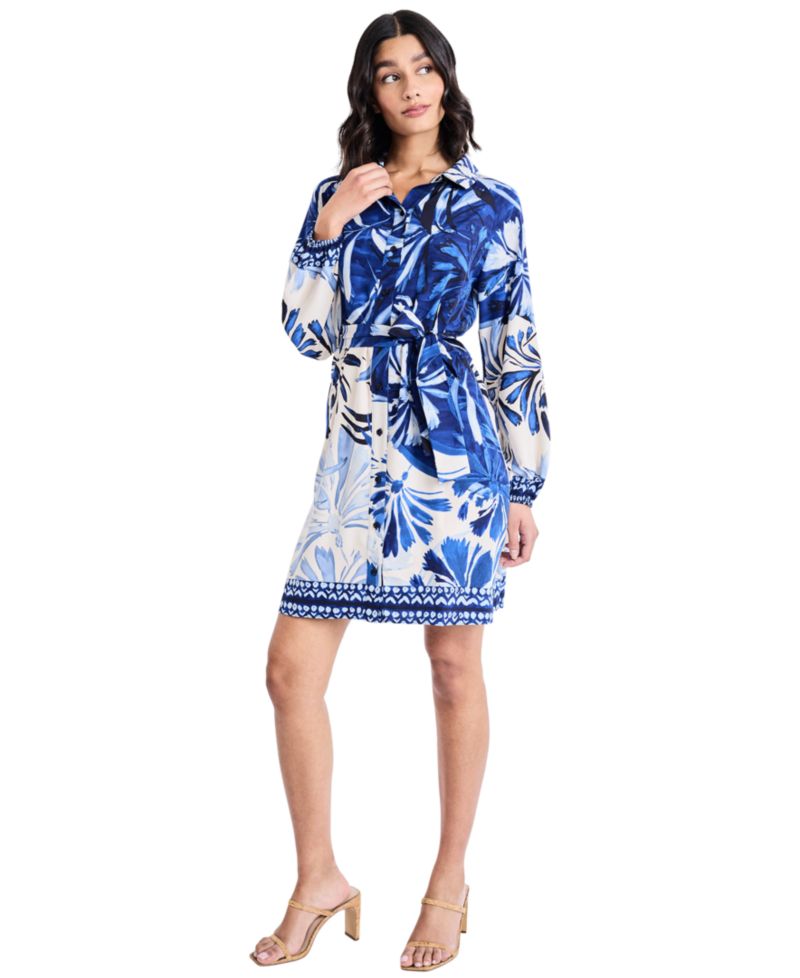 Women's Balloon-Sleeve Mini Dress