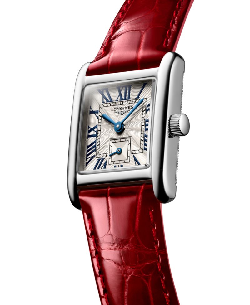 Women's Swiss Mini DolceVita Red Strap Watch 22x29mm