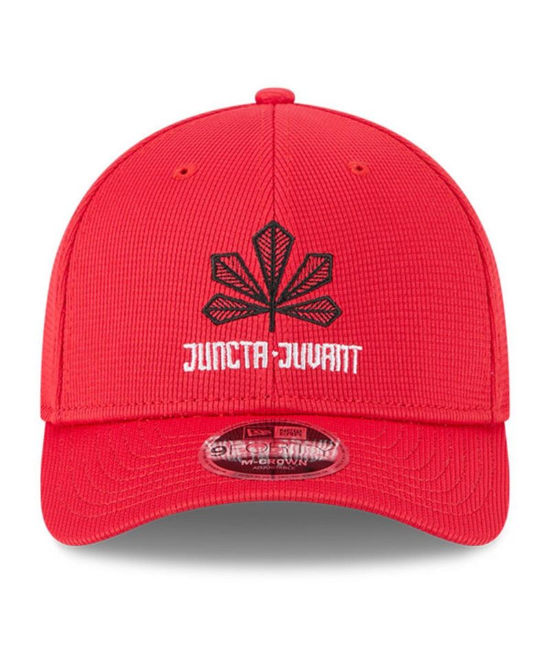 Men's Red Cincinnati Reds City Connect Batting Practice 9FORTY M-Crown Adjustable Hat