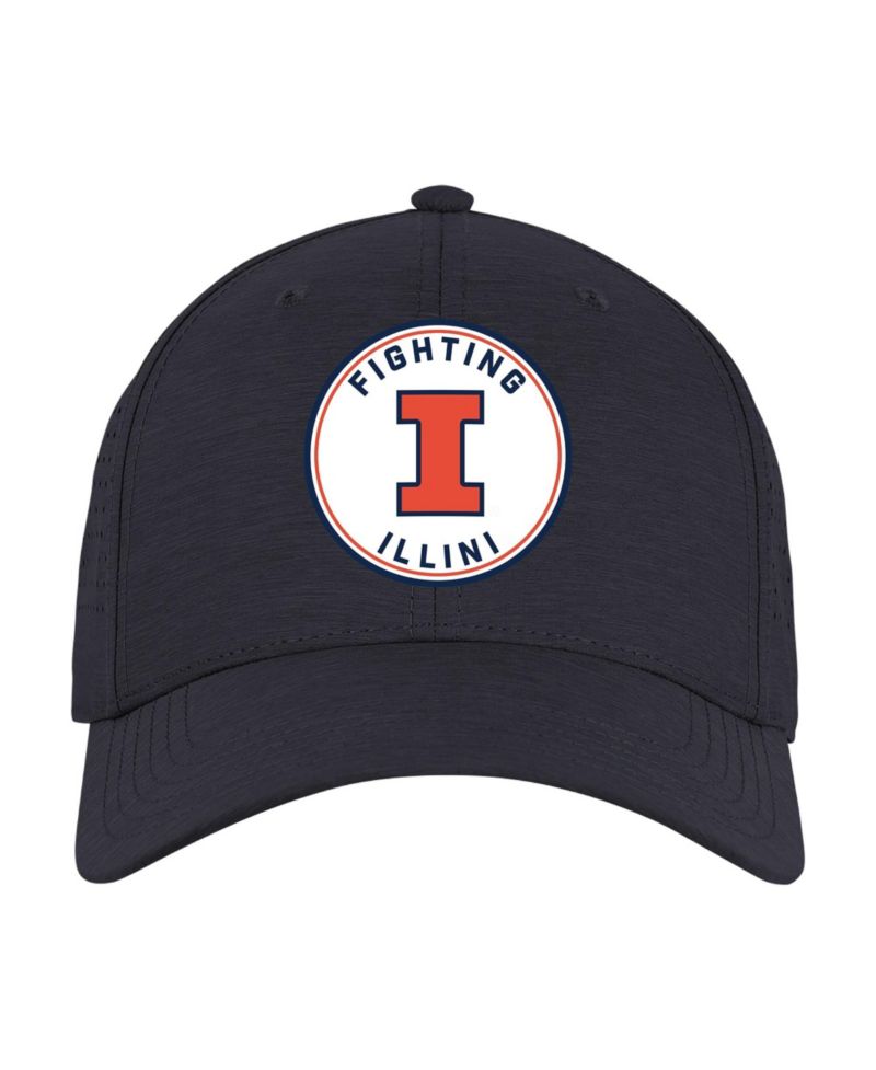 Men's and Women's Navy Illinois Fighting Illini Brezo Adjustable Hat