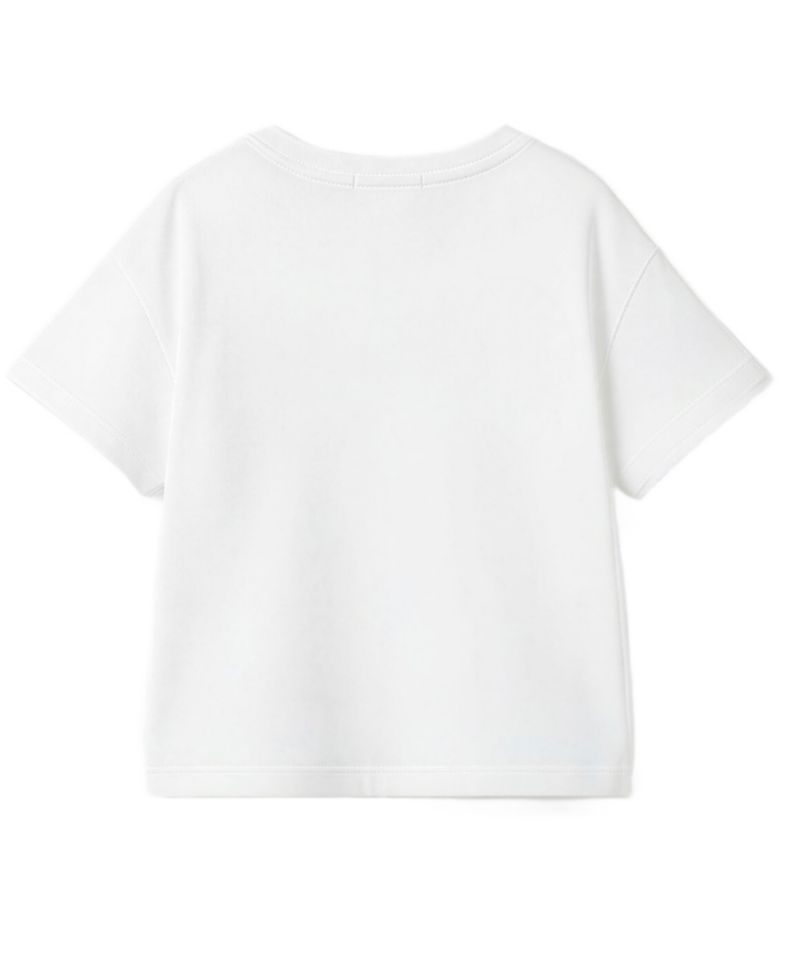 Girls' 2T-6X Crewneck Short-Sleeve Top and Stitch Skirt, 2-Piece Set