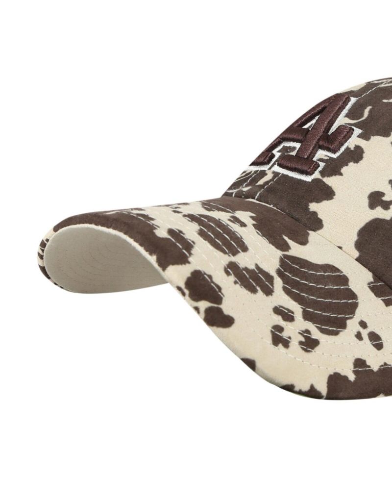 Women's Natural Los Angeles Dodgers Bessie Clean Up Adjustable Hat