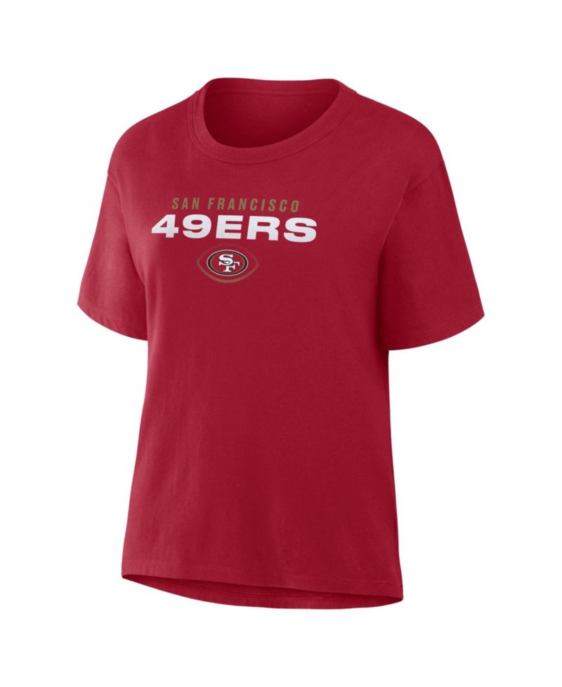Women's San Francisco 49ers Fade Legacy Relaxed-Fit T-Shirt