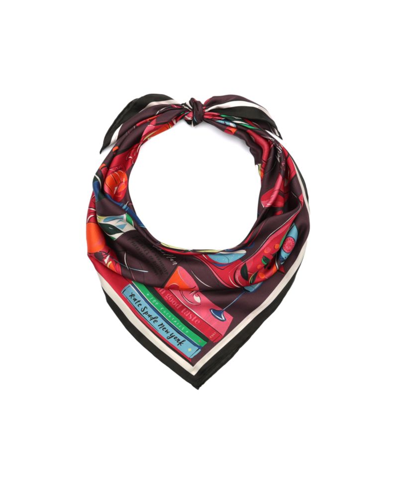 Women's Cocktail Party Silk Square Scarf