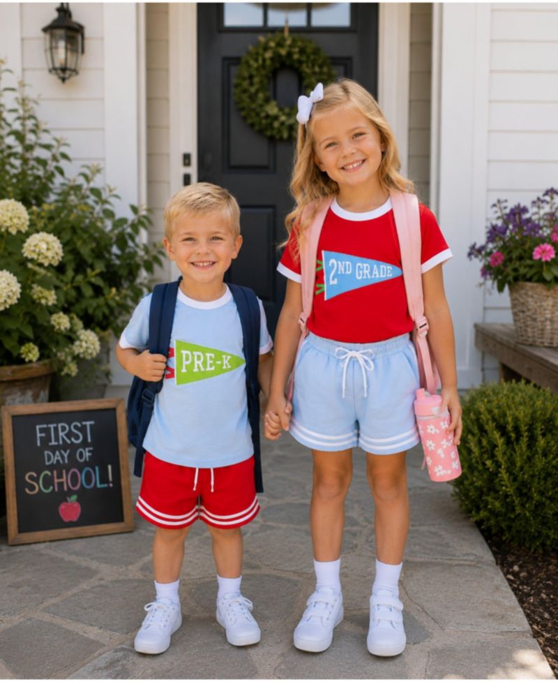 Baby Unisex ( 6M to 18 M )Striped Varsity Shorts