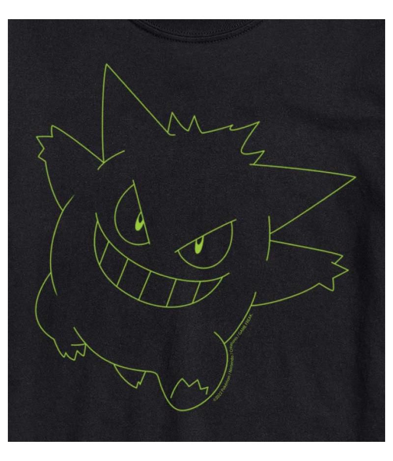 Hybrid Apparel Gengar Big Face Men's Short Sleeve Tee