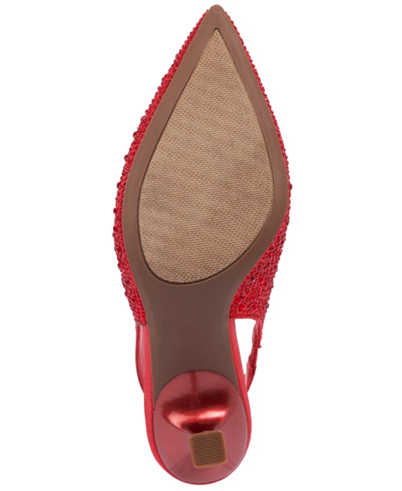Women's Dazzy Slingback Rhinestone Dress Pumps