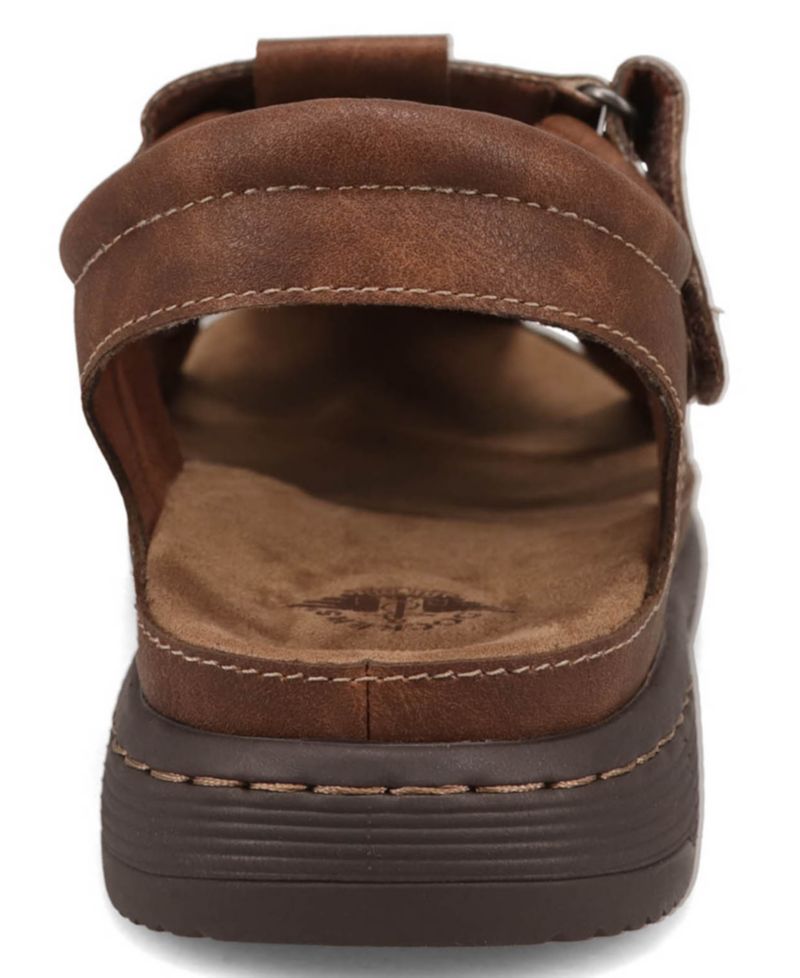 Men's Sarasota Tumbled Full Grain Moc Toe Sandal