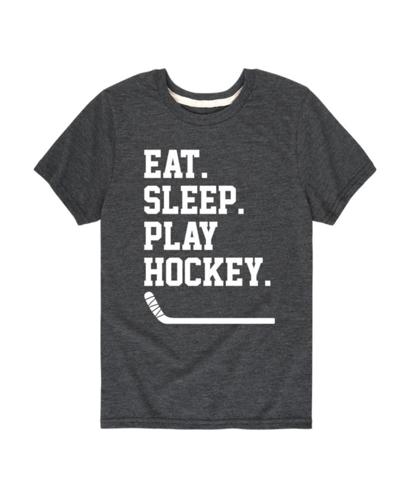 Big Boys Eat Sleep Play Football Graphic Tee