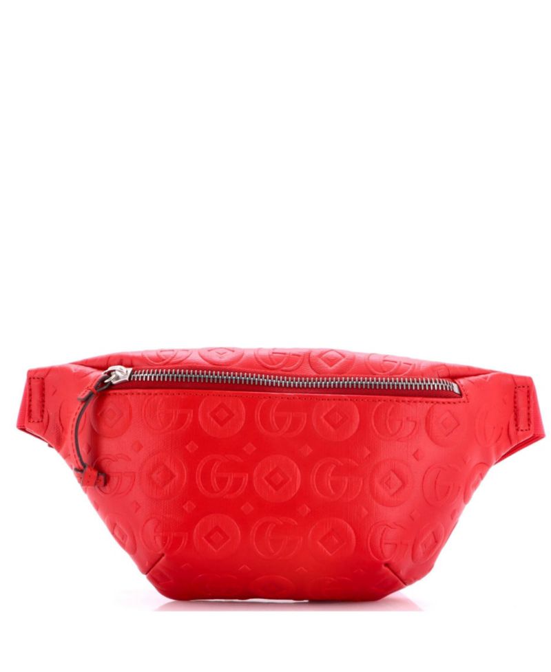 Kids' Embossed-Leather Belt Bag