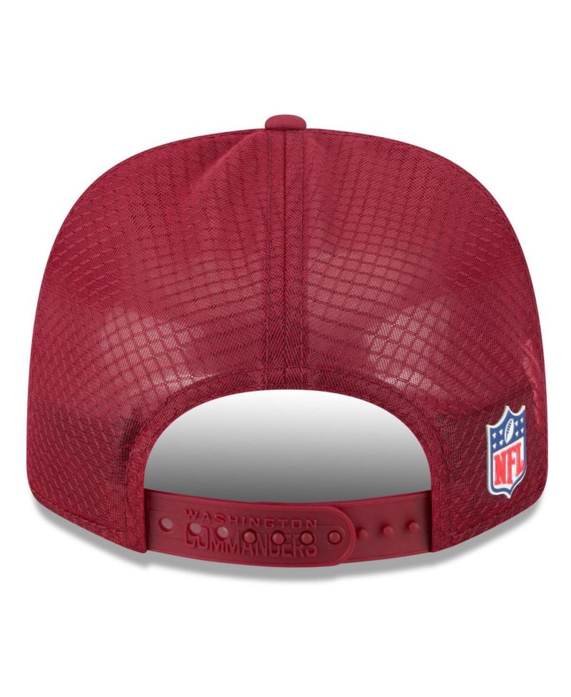 Men's Burgundy Washington Commanders 2025 Sideline 9SEVENTY Trucker Adjustable Hat