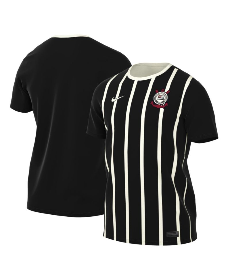 Men's Black Corinthians 2026 Home Replica Jersey