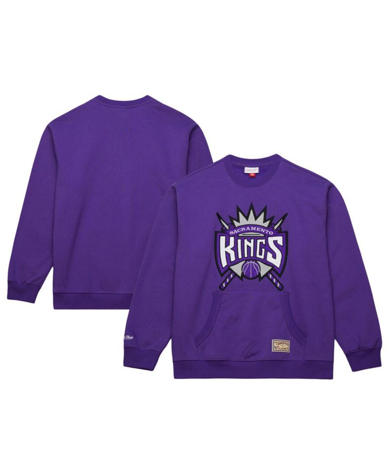 Men's Purple Sacramento Kings Nights Pullover Sweatshirt