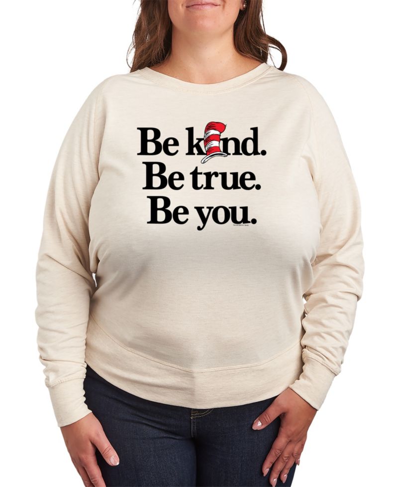 Plus Size Cat In The Hat Printed Crewneck T-Shirt