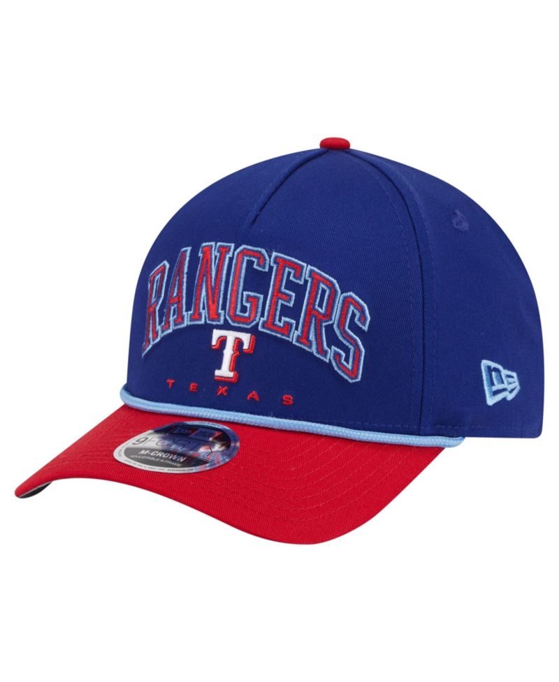 Men's Royal/Red Texas Rangers Arch 9FORTY A-Frame M-Crown Adjustable Hat