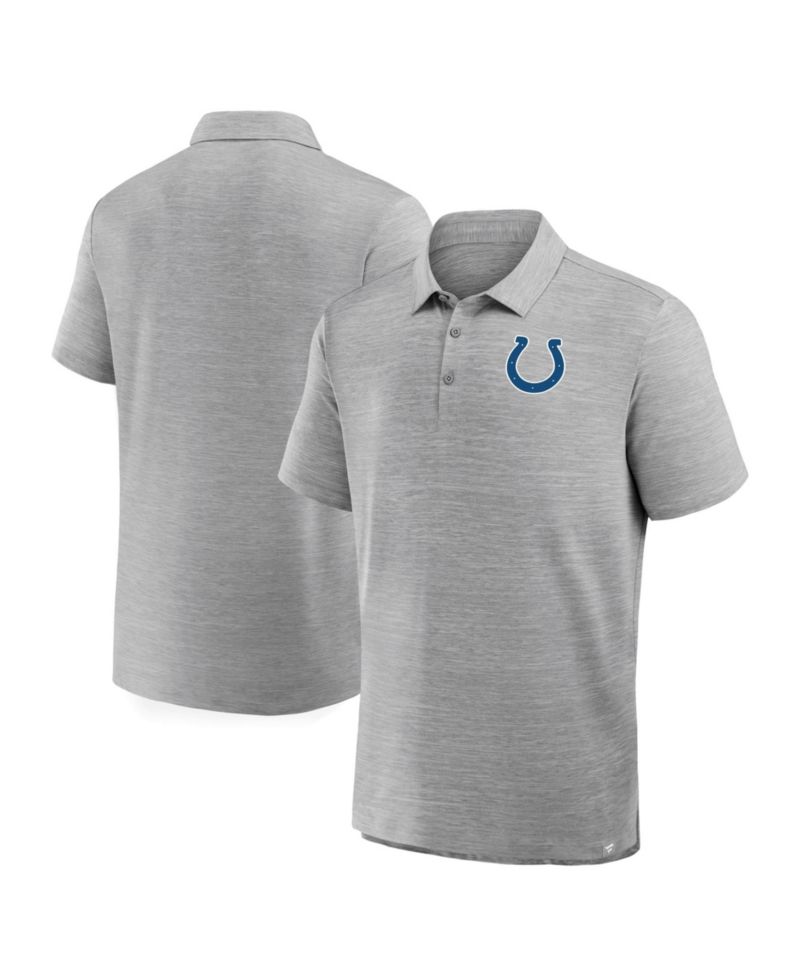 Men's Heather Gray Indianapolis Colts Clutch Polo Shirt