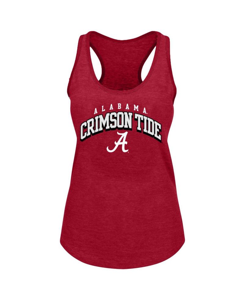 Women's Crimson Alabama Crimson Tide Plus Size Arch Tank Top