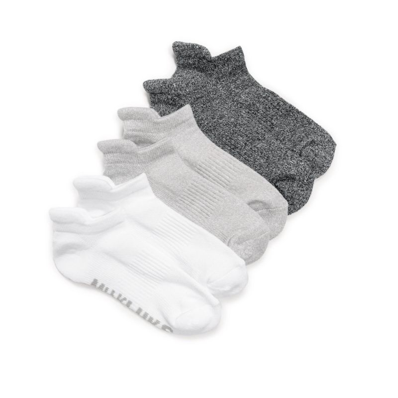 Women's Low Cut Ankle Compression Socks, 6 Pair Pack