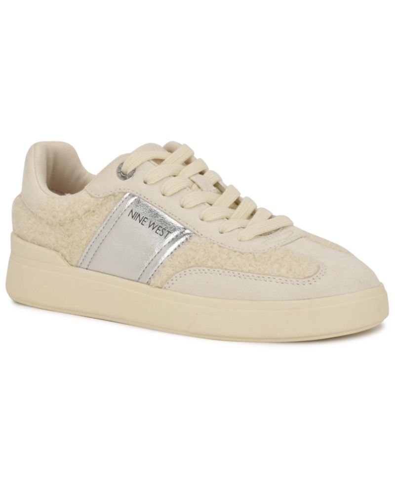 Linehan Round Toe Lace-Up Sneakers