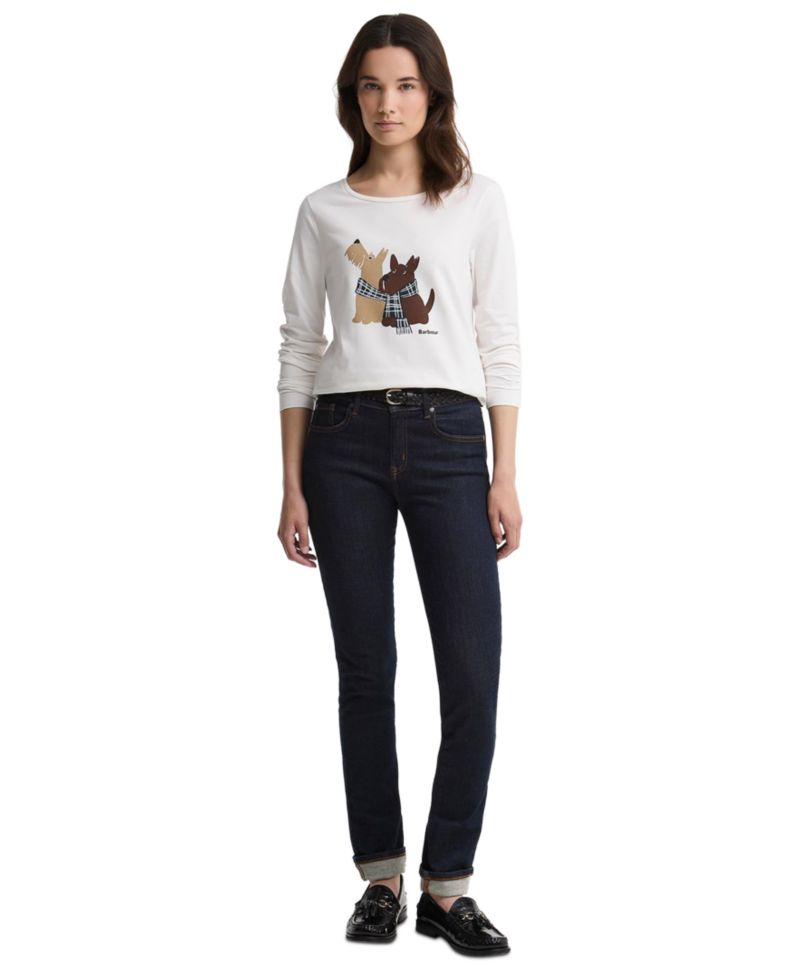 Women's Lossie Dog Duo Graphic Long-Sleeve T-Shirt