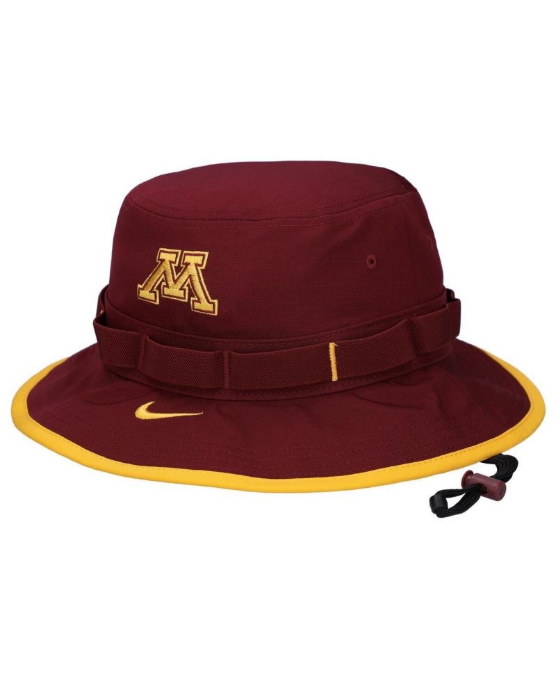 Men's Maroon Minnesota Golden Gophers 2024 Sideline Apex Performance Boonie Bucket Hat