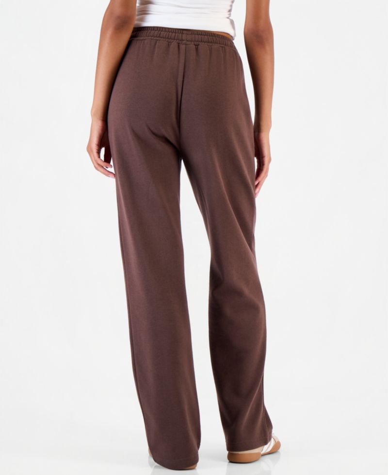 Juniors' Pooh Honey Drawstring Wide-Leg Sweatpants