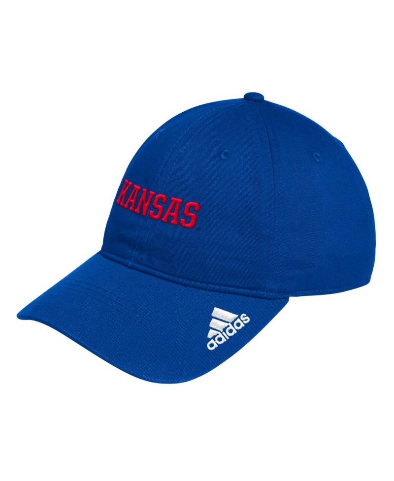 Men's Royal Kansas Jayhawks Locker Room Wordmark Slouch Adjustable Hat