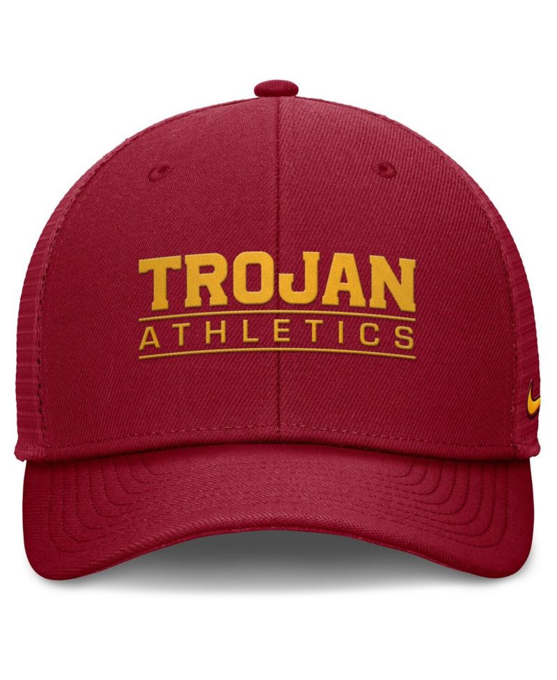 Men's Crimson USC Trojans Rise Adjustable Hat