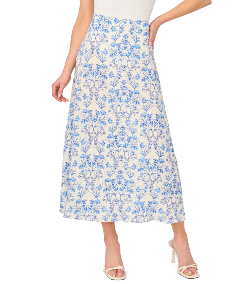 Women's Center Seam Printed Skirt