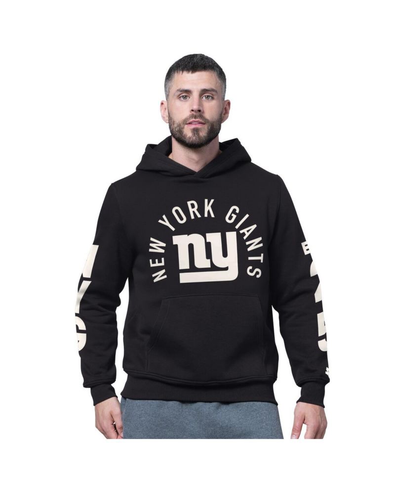 Men's Black New York Giants Handoff Fleece Hoodie Sweatshirt