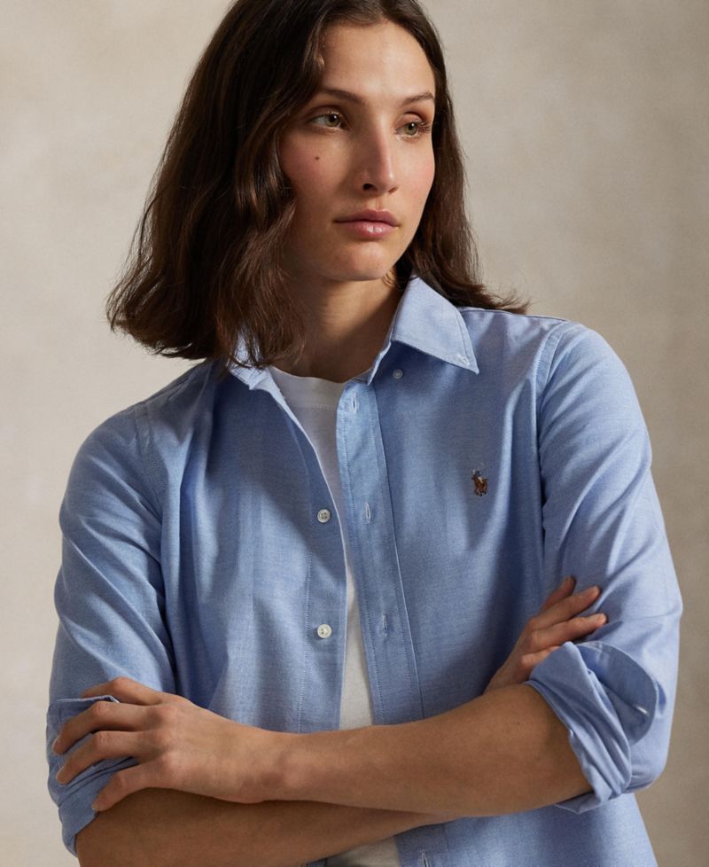 Women's Stretch Slim Fit Oxford Shirt