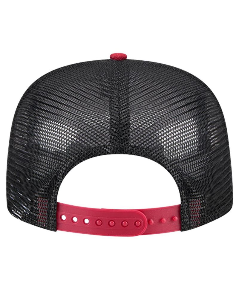 Men's Black Atlanta United FC Throwback Golfer Snapback Hat