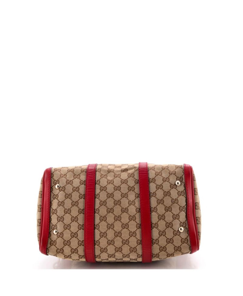 Medium Convertible Joy Boston Bag GG Canvas with Leather