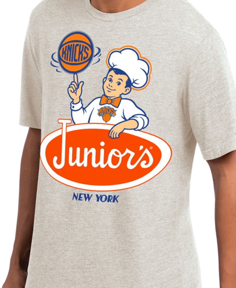 Men's Oatmeal New York Knicks Junior's Prime Time T-Shirt