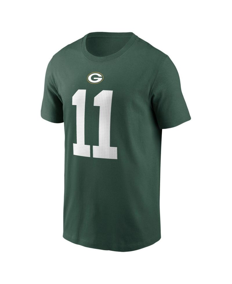 Men's Jayden Reed Green Green Bay Packers Name & Number T-Shirt