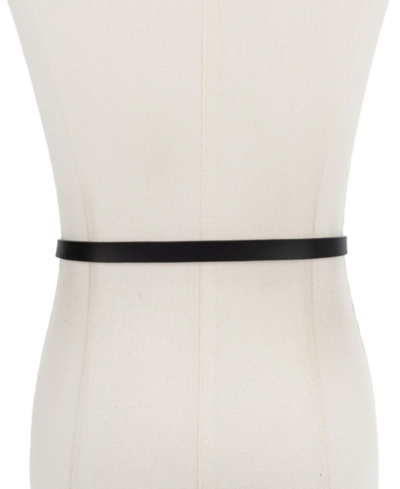 MICHAEL Oval Buckle Leather Reversible Belt