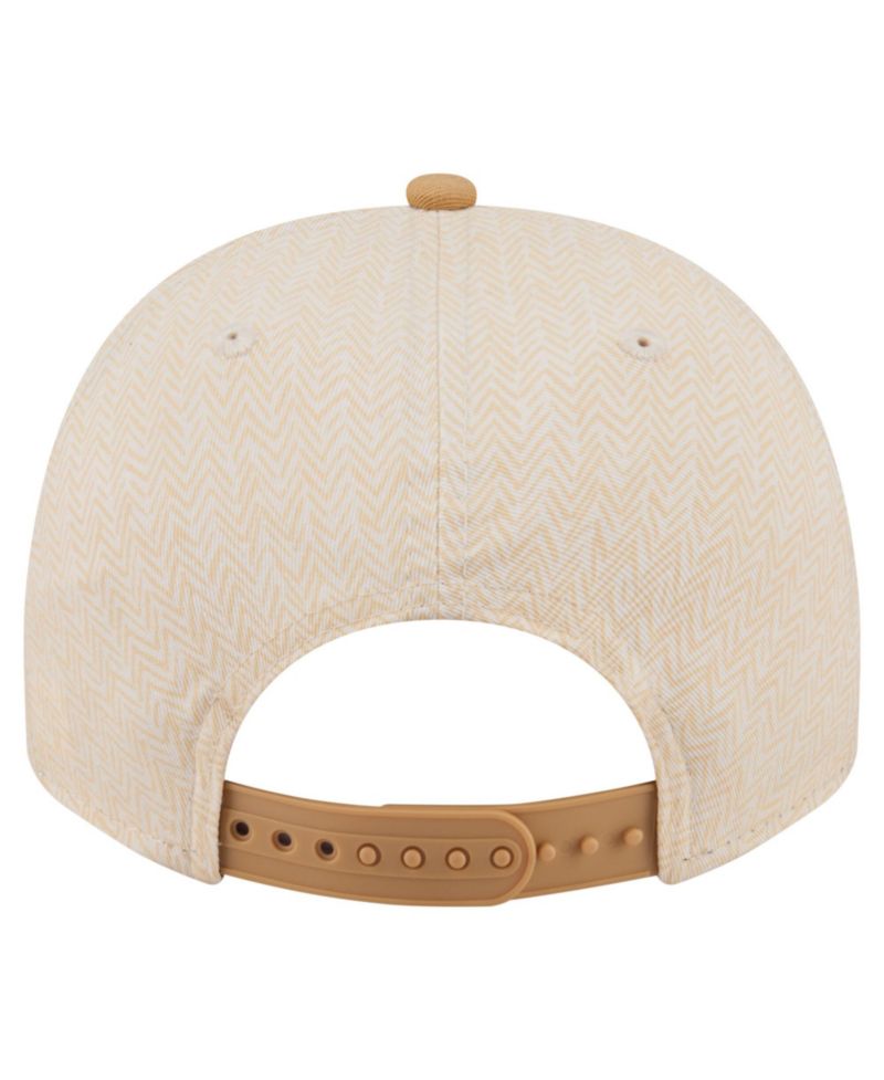 Men's Cream Pittsburgh Pirates Herringbone 9FIFTY A-Frame Snapback Hat