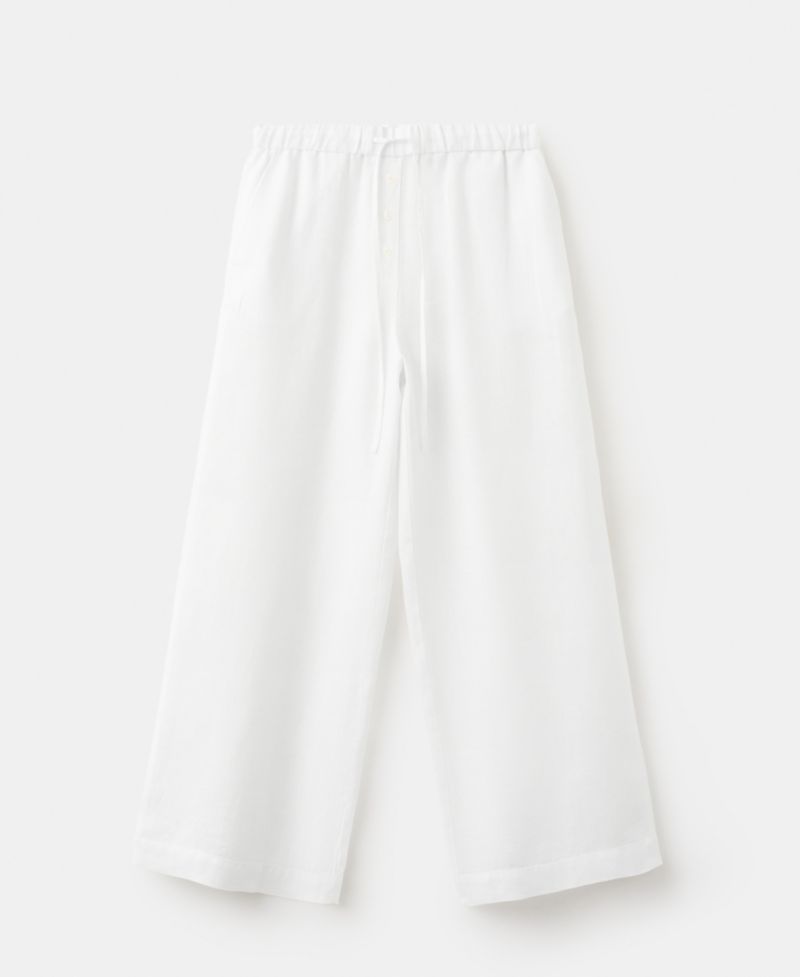 Women's Wide-Leg Linen Pants