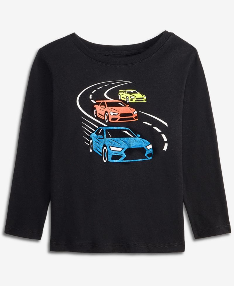 Toddler Boys' 12M-5T Race Car Long-Sleeve T-Shirt