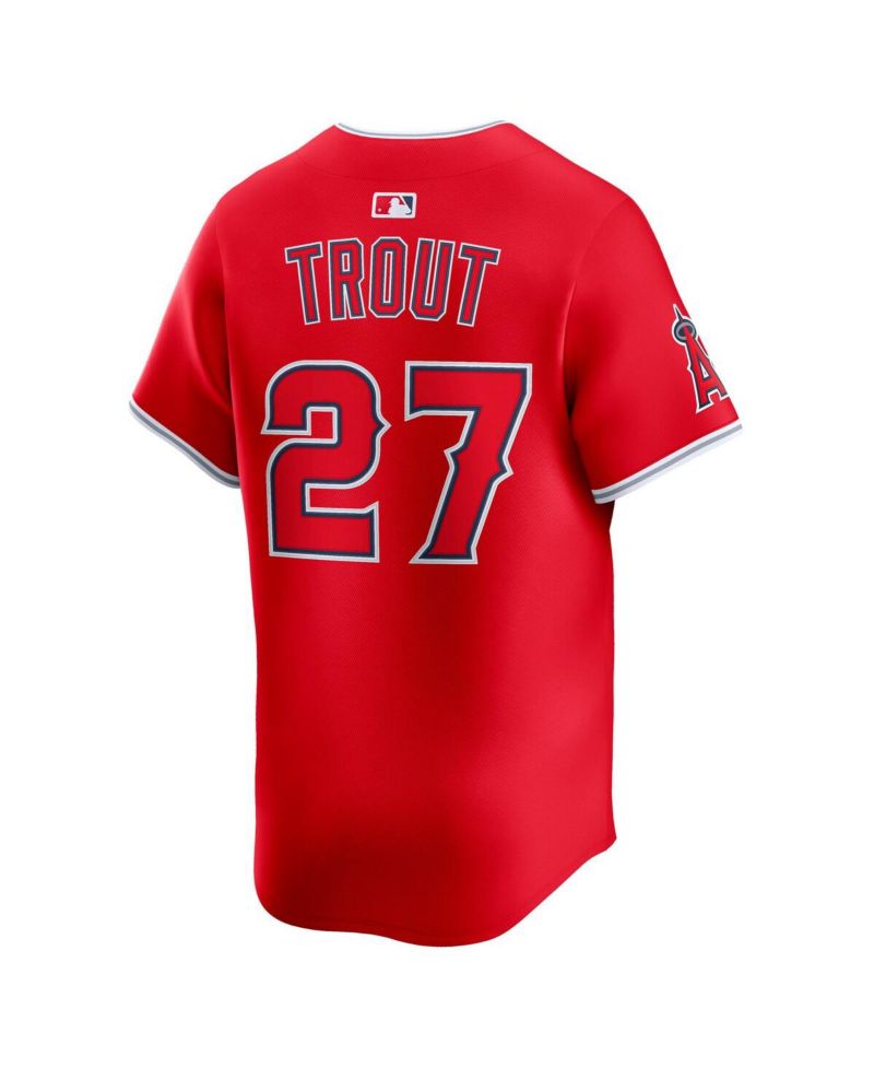 Men's Mike Trout Red Los Angeles Angels Alternate Limited Player Jersey