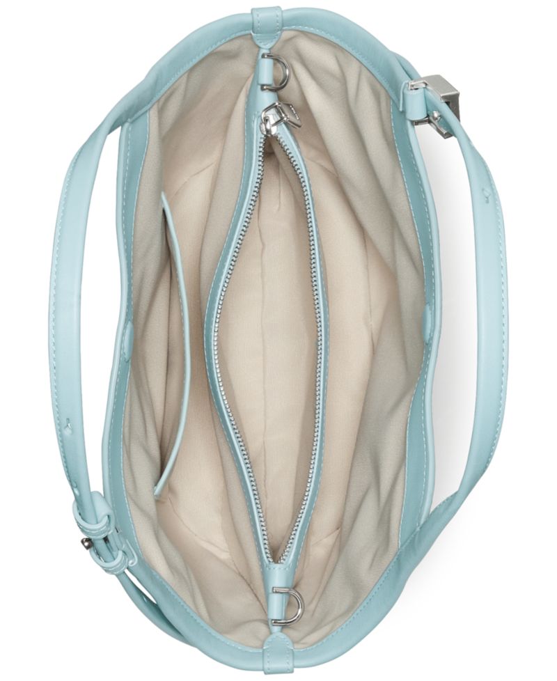 Deco Tulip Medium Suede Tote Bag