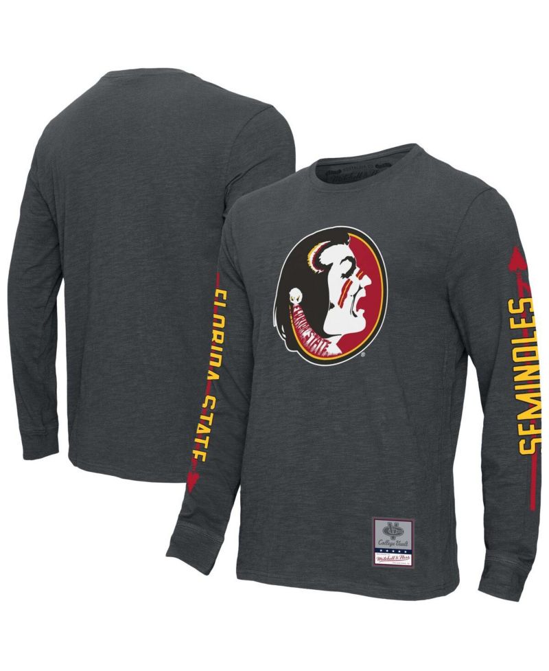 Men's Charcoal Florida State Seminoles Team Pride Long Sleeve T-Shirt