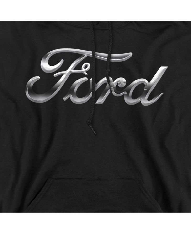 Men's Ford Chrome Logo Graphic Pullover Hoodie