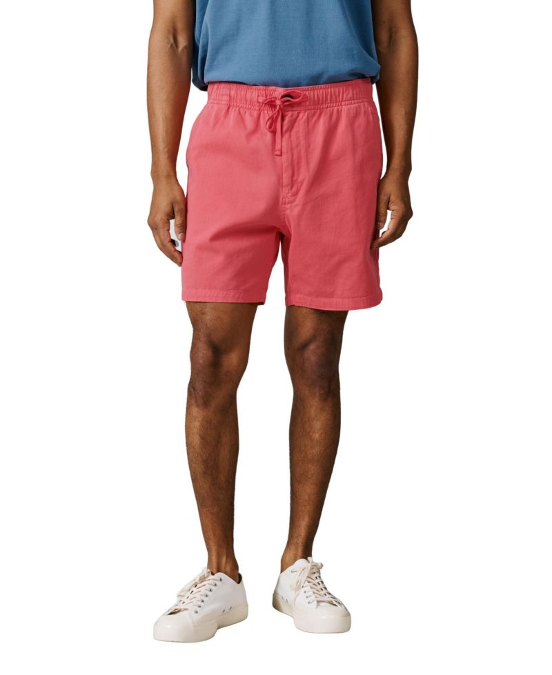 Men's Allanby Drawstring Cotton Shorts, 6.3" Inseam