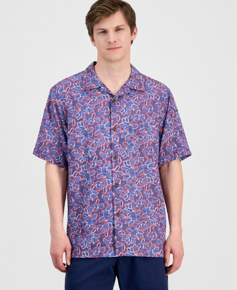 Men's Coastal Ease Geo Rio Printed Shirt