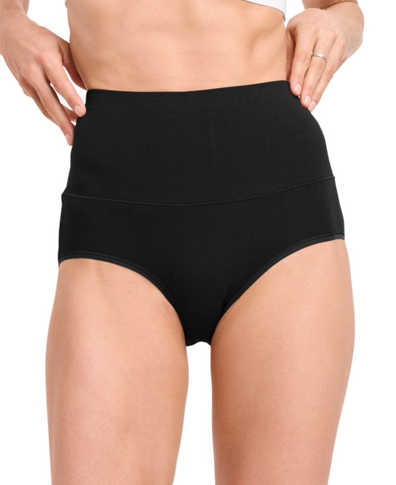 Women's 3-Pk. Skimmies® 360&deg; Tummy Smoothing Cotton Brief Underwear 4854