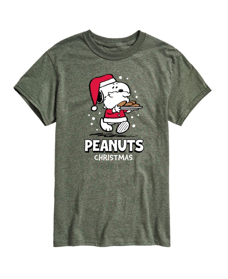 Men's Peanuts Snoopy Santa Short Sleeve Tee