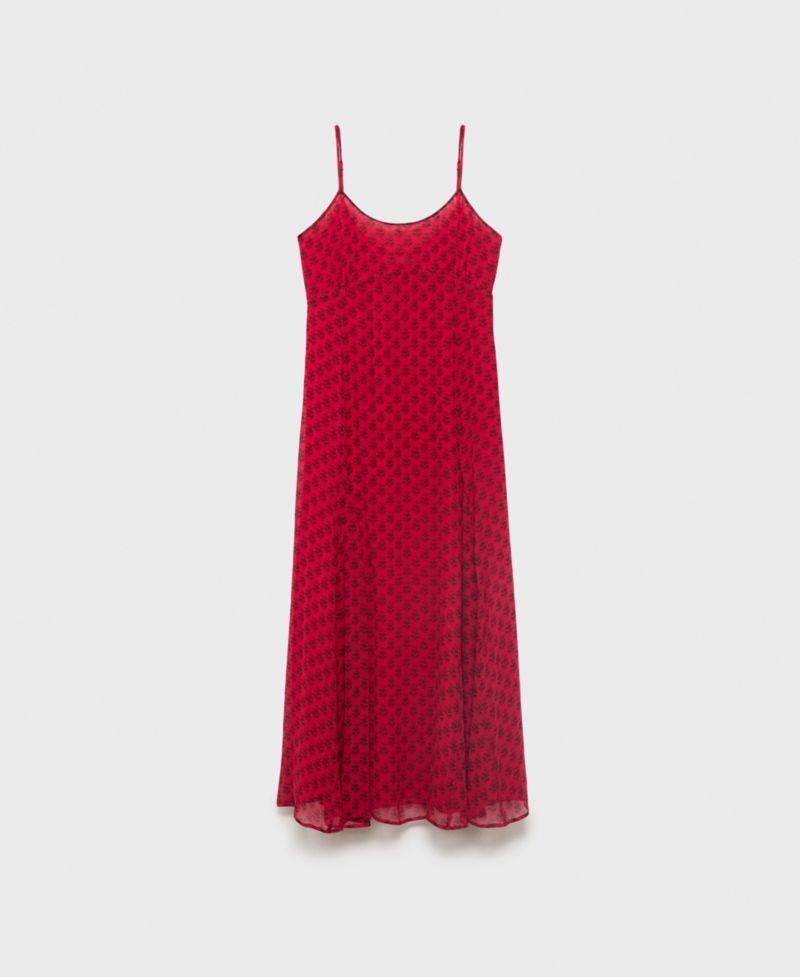 Women's Floral-Print Chiffon Dress