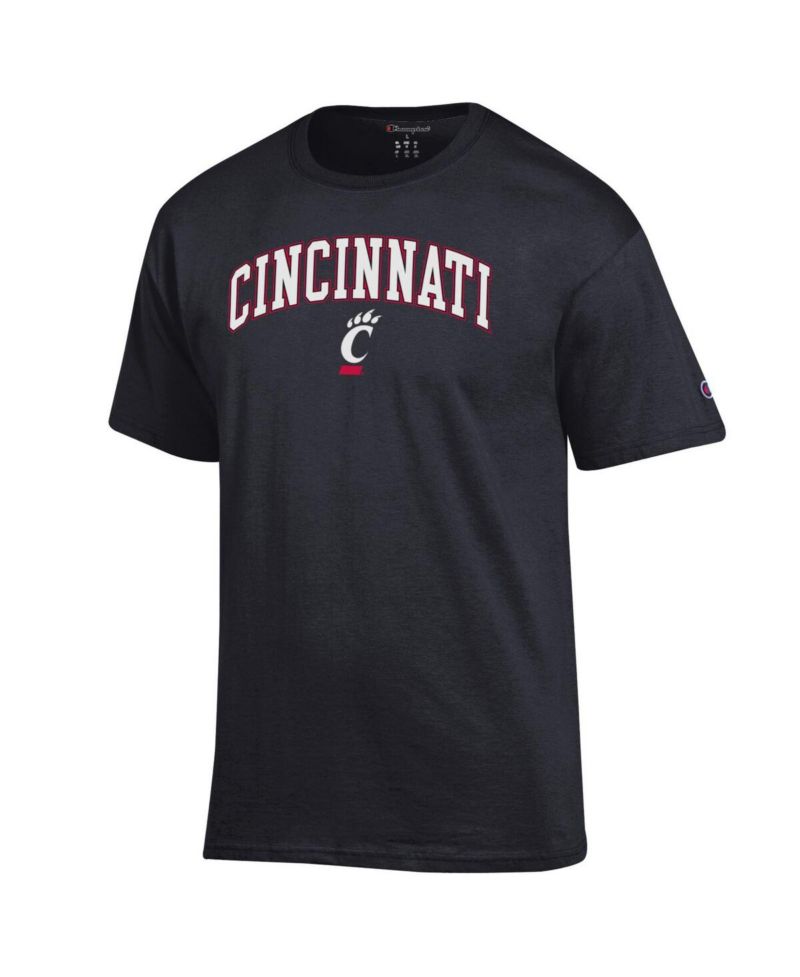 Men's Red Cincinnati Bearcats Arch Over Logo T-Shirt