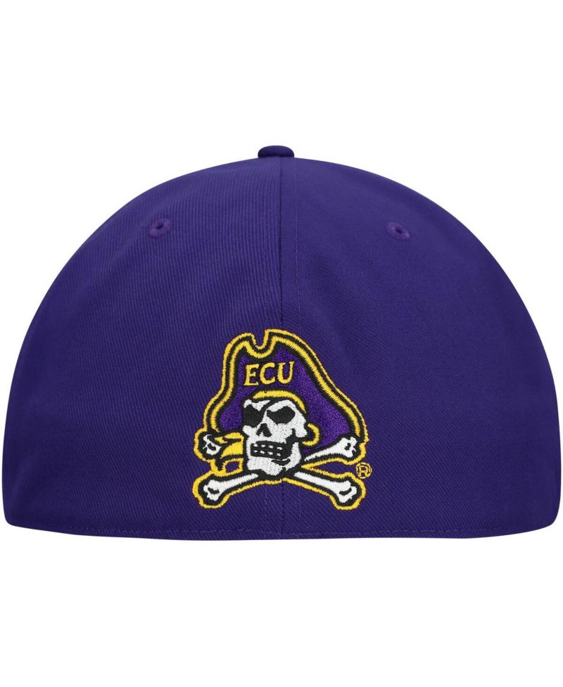 Men's Purple ECU Pirates on Field Fitted Hat